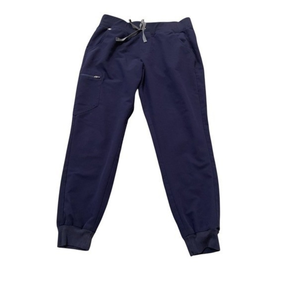 FIGS Zamora Jogger Scrub Pants Women's Size L Navy Blue W18SW2005